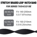 Apple Watch Nylon Band - Soft Breathable Braided Strap by BandsCo Straps