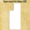 White Spare Aluminum Insert Compatible with Galaxy / Note Models by INNOSUB USA