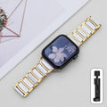 Apple Watch Ceramics+Steel Bracelet/Band Series 11/10/9/8/7/6/5/4/ SE / Ultra 1/2/3 by Arleathercraft