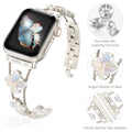 Apple Watch Diamond Metal Band - Elegant Stainless Steel Strap by BandsCo Straps