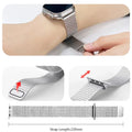 Apple Watch Stainless Steel Milanese Loop Band - Magnetic Clasp by BandsCo Straps