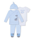Koala Baby Boys Take Me Home, 4 Piece Set, 3–6 Months by Vanessa Jane