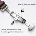 Samsung Galaxy Watch Leather Strap - Premium Classic Design by BandsCo Straps