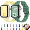 Cat Paw Print Silicone Band for Apple Watch | Series 11, 10, Ultra & More