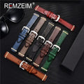 Samsung Galaxy Watch Leather Band - Premium Classic Style by BandsCo Straps
