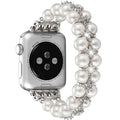 Pearl Strap for Apple Watch Band Series 11/10/9/8/7/6/5/4/ SE / Ultra 1/2/3 by Arleathercraft
