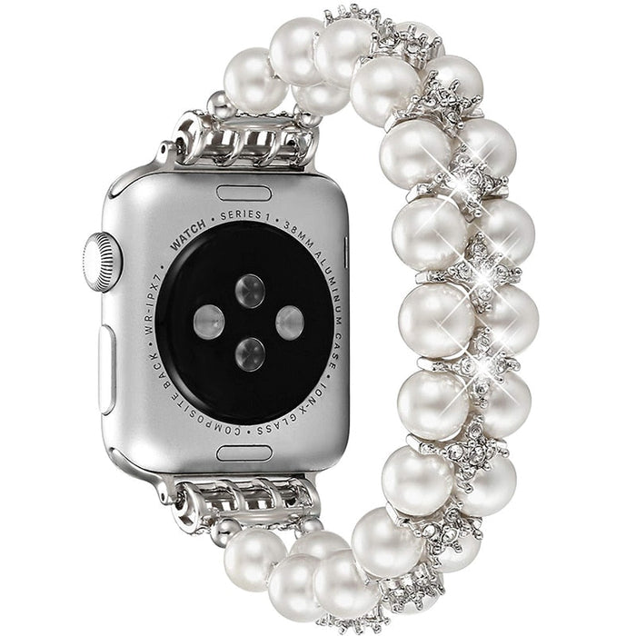 Pearl Strap for Apple Watch Band Series 11/10/9/8/7/6/5/4/ SE / Ultra 1/2/3 by Arleathercraft