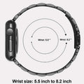 Apple Watch Stainless Steel Band - Sleek Durable Style by BandsCo Straps