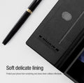 Luxury Leather Slide Lens Protection Back Cover Case With S-Pen For Samsung Galaxy Z Fold 7 6 5G by Merch Section