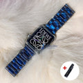 Resin Apple Watch Band Series 11/10/9/8/7/6/5/4/ SE / Ultra 1/2/3 by Arleathercraft