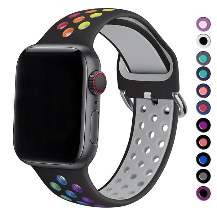 Sport Bracelet Apple Watch Series 11/10/9/8/7/6/5/4/ SE / Ultra 1/2/3 by Arleathercraft