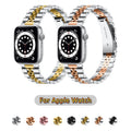 Slim Stainless Steel Apple Watch Band Series 11/10/9/8/7/6/5/4/ SE / Ultra 1/2/3 by Arleathercraft