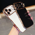 Side Love Electroplating Case For iPhone 17 Pro Max 17 Air 16 15 14 Plus 13 12 11 Pro Max 17Pro Max Cover Lens Shockproof Bumper by Perfect Stock