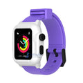 Silicone Band+Case For Apple Watch Strap by Arleathercraft