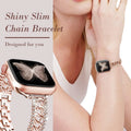 Apple Watch Chain Diamond Band - Rhinestone Loop Strap by BandsCo Straps