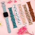 Apple Watch Engraved Silicone Strap - Comfortable Waterproof Band by BandsCo Straps