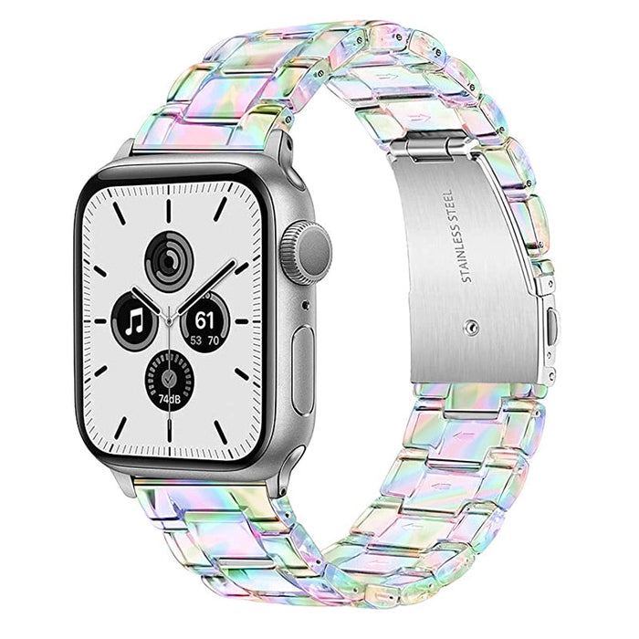Resin Transparent Band for Apple Watch Series 11/10/9/8/7/6/5/4/ SE / Ultra 1/2/3 by Arleathercraft