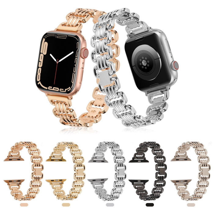 Luxury Watch Strap for Apple Watch Band Series 11/10/9/8/7/6/5/4/ SE / Ultra 1/2/3 by Arleathercraft