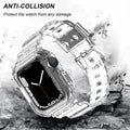 Apple Watch Soft Silicone Strap - Transparent Comfortable Fit by BandsCo Straps