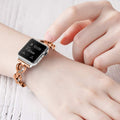 Diamond Apple Watch Band Series 11/10/9/8/7/6/5/4/ SE / Ultra 1/2/3 by Arleathercraft