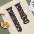 Apple Watch Silicone Strap - Floral Designs by BandsCo Straps