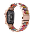 Resin strap Band For Apple Watch Series 11/10/9/8/7/6/5/4/ SE / Ultra 1/2/3 by Arleathercraft