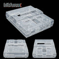 Super Nintendo Replacement Console Shell Housing SNES Clear Translucent by VintageVideoGameStore