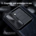 Luxury Leather Slide Lens Protection Back Cover Case With S-Pen For Samsung Galaxy Z Fold 7 6 5G by Merch Section