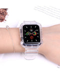 Apple Watch Soft Silicone Strap - Transparent Comfortable Fit by BandsCo Straps