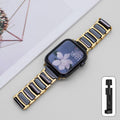 Apple Watch Ceramics+Steel Bracelet/Band Series 11/10/9/8/7/6/5/4/ SE / Ultra 1/2/3 by Arleathercraft