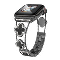 Apple Watch Diamond Metal Band - Elegant Stainless Steel Strap by BandsCo Straps