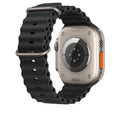 Ocean Silicone Apple Watch Band – Sporty Tapered Strap by Arleathercraft