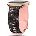 Apple Watch Silicone Strap - Floral Designs by BandsCo Straps