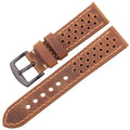 Samsung Galaxy Watch Leather Band - Breathable Classic Style by BandsCo Straps