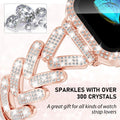 Apple Watch Stainless Steel Band - Sparkly Crystal Design by BandsCo Straps