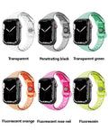 Apple Watch Transparent Strap - Soft Rubber - Clear Design by BandsCo Straps