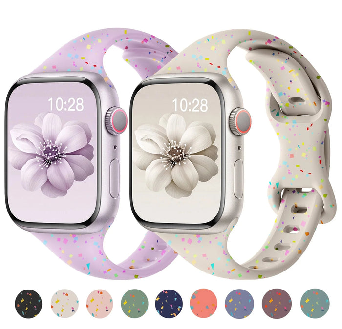 Apple Watch Silicone Band - Soft Flexible Design - Colorful by BandsCo Straps