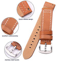 Samsung Galaxy Watch Soft Leather Band - Premium Design by BandsCo Straps