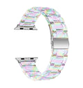 Resin Transparent Band for Apple Watch Series 11/10/9/8/7/6/5/4/ SE / Ultra 1/2/3 by Arleathercraft