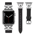 Apple Watch Leather Slim Strap Series 11/10/9/8/7/6/5/4/ SE / Ultra 1/2/3 by Arleathercraft