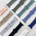 Silicone Sport Apple Watch Band Series 11/10/9/8/7/6/5/4/ SE / Ultra 1/2/3 by Arleathercraft