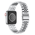 Slim Stainless Steel Apple Watch Band Series 11/10/9/8/7/6/5/4/ SE / Ultra 1/2/3 by Arleathercraft