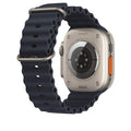 Ocean Silicone Apple Watch Band – Sporty Tapered Strap by Arleathercraft
