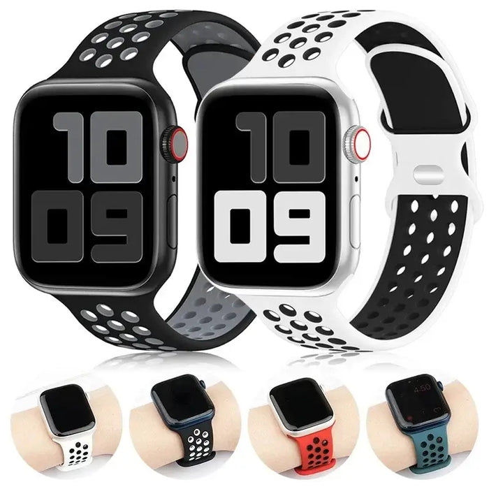 Apple Watch Silicone Band - Soft Breathable Design by BandsCo Straps