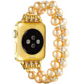 Pearl Strap for Apple Watch Band Series 11/10/9/8/7/6/5/4/ SE / Ultra 1/2/3 by Arleathercraft