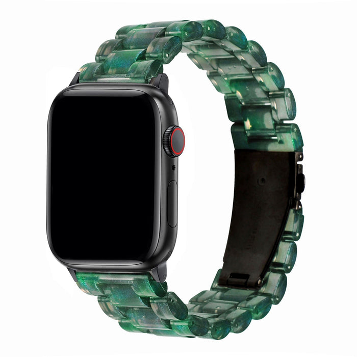 Resin Apple Watch Band Series 11/10/9/8/7/6/5/4/ SE / Ultra 1/2/3 by Arleathercraft