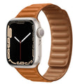 Apple Watch Leather Band - Premium Magnetic Loop Strap by BandsCo Straps
