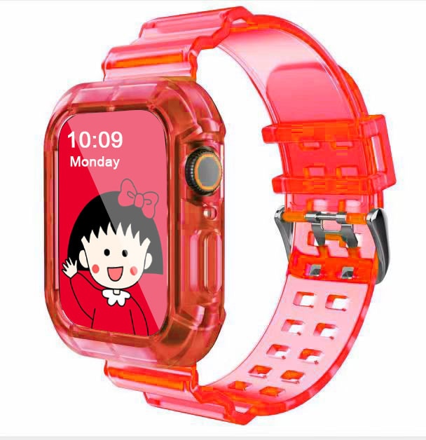 Silicone Strap for Apple Watch Band+Case 38/40/41 MM / 42/44/45 MM by Arleathercraft