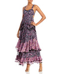 Rococo Sand Printed Tiered Maxi Dress by Vanessa Jane