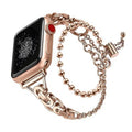 Stainless Steel Apple Watch Band – Luxury Metal Link by Arleathercraft